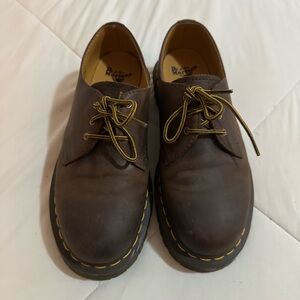 1461 Bex Oxford - Dr. Martens Brown Leather Unisex Shoes
